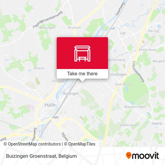Buizingen Groenstraat plan