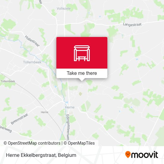 Herne Ekkelbergstraat plan
