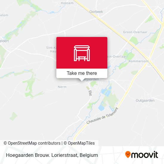 Hoegaarden Brouw. Lorierstraat map