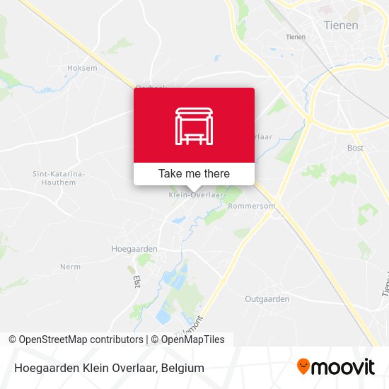 Hoegaarden Klein Overlaar plan