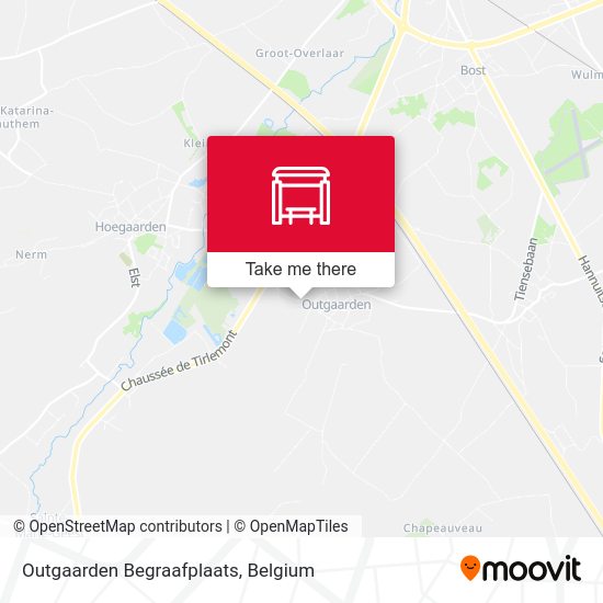 Outgaarden Begraafplaats map