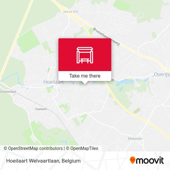 Hoeilaart Welvaartlaan plan