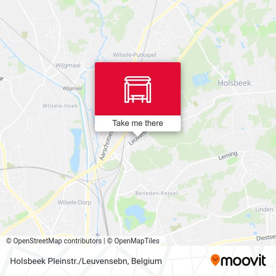 Holsbeek Pleinstr./Leuvensebn map