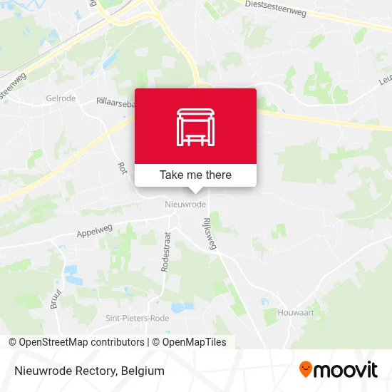 Nieuwrode Rectory map