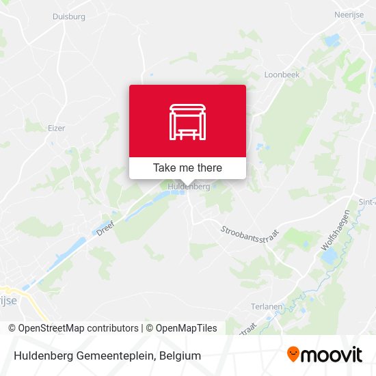 Huldenberg Gemeenteplein plan