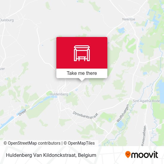 Huldenberg Van Kildonckstraat map
