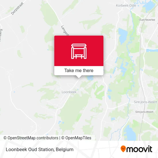 Loonbeek Oud Station plan