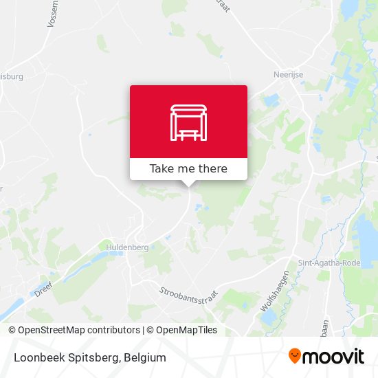 Loonbeek Spitsberg map