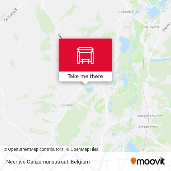 Neerijse Ganzemansstraat plan