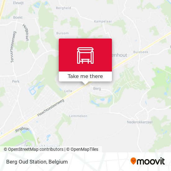 Berg Oud Station plan