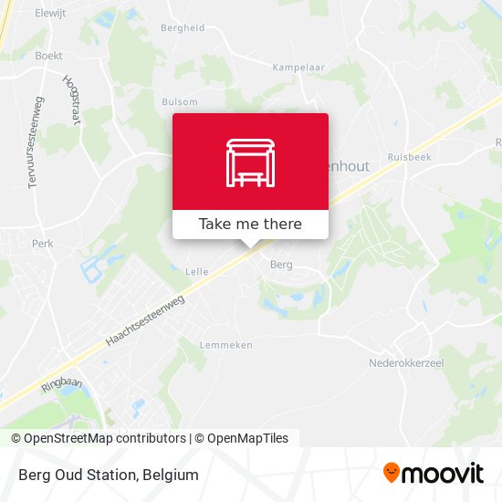 Berg Oud Station plan