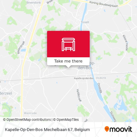 Kapelle-Op-Den-Bos Mechelbaan 67 plan