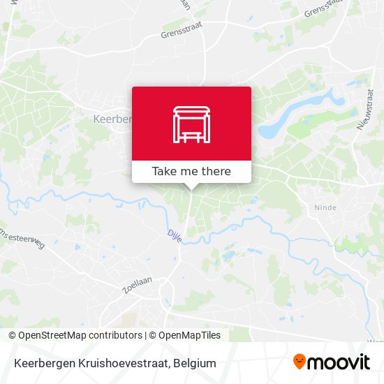 Keerbergen Kruishoevestraat plan