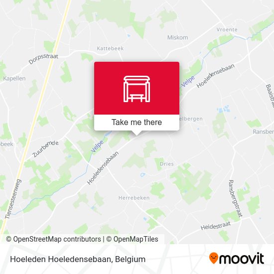 Hoeleden Hoeledensebaan map