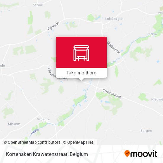 Kortenaken Krawatenstraat plan