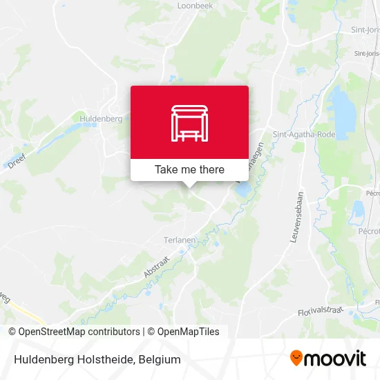 Huldenberg Holstheide map