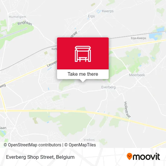 Everberg Shop Street map