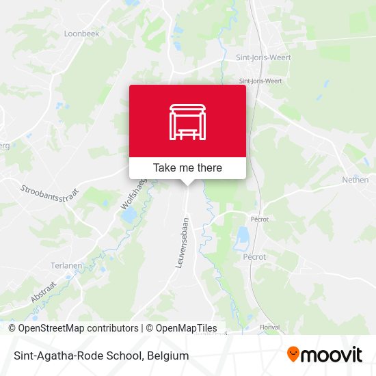 Sint-Agatha-Rode School plan