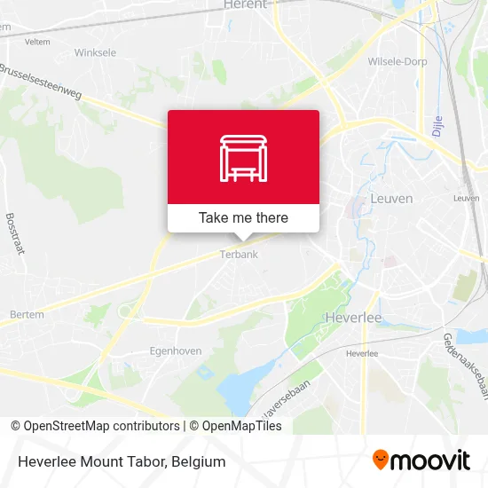 Heverlee Mount Tabor map