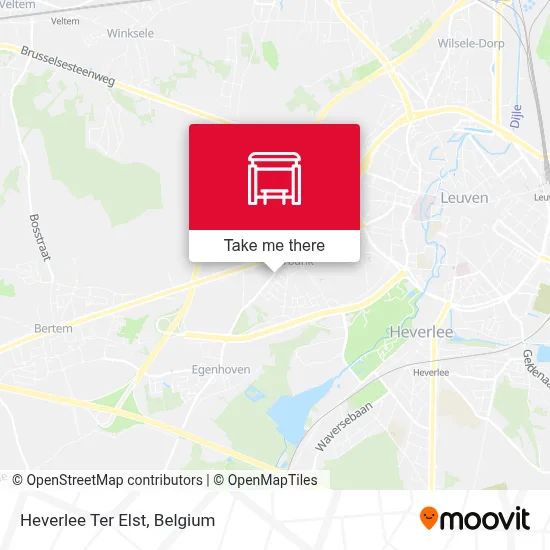 Heverlee Ter Elst map