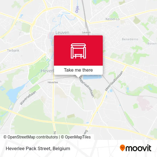 Heverlee Pack Street map
