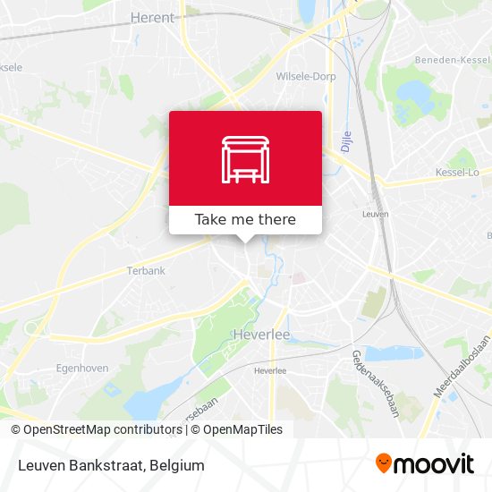 Leuven Bankstraat map