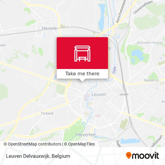 Leuven Delvauxwijk map