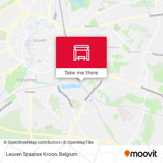 Leuven Spaanse Kroon map