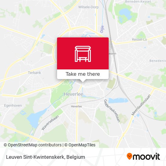 Leuven Sint-Kwintenskerk map