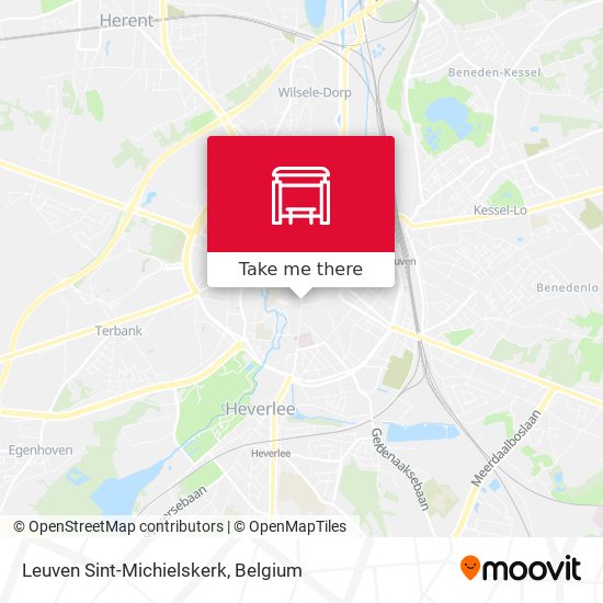 Leuven Sint-Michielskerk map