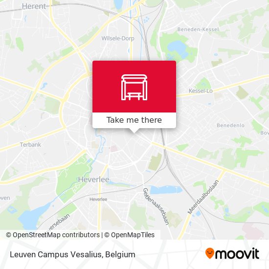 Leuven Campus Vesalius map