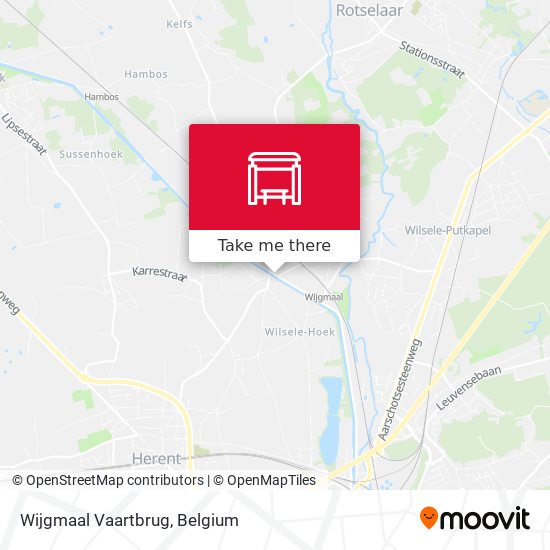 Wijgmaal Vaartbrug map