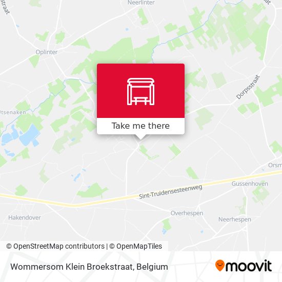 Wommersom Klein Broekstraat plan