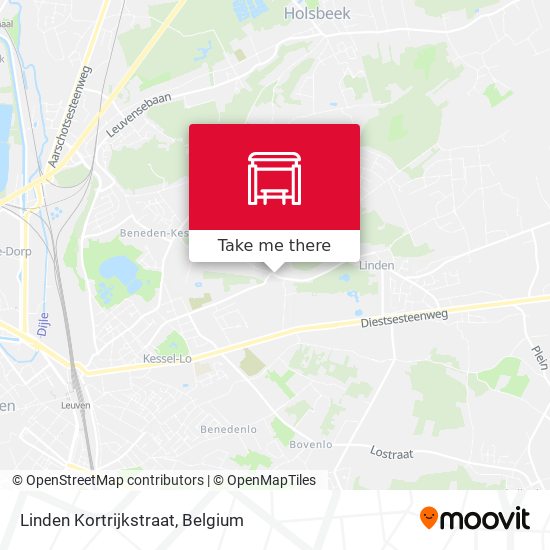 Linden Kortrijkstraat map
