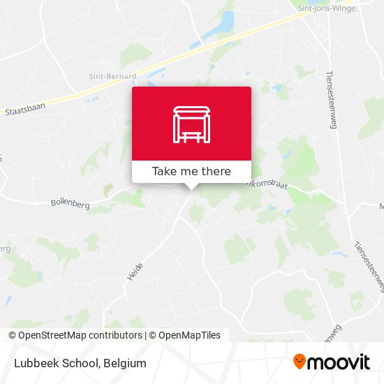 Lubbeek School map