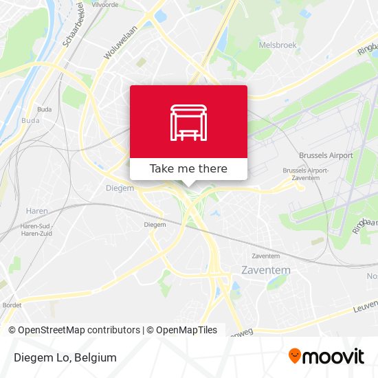 Diegem Lo map