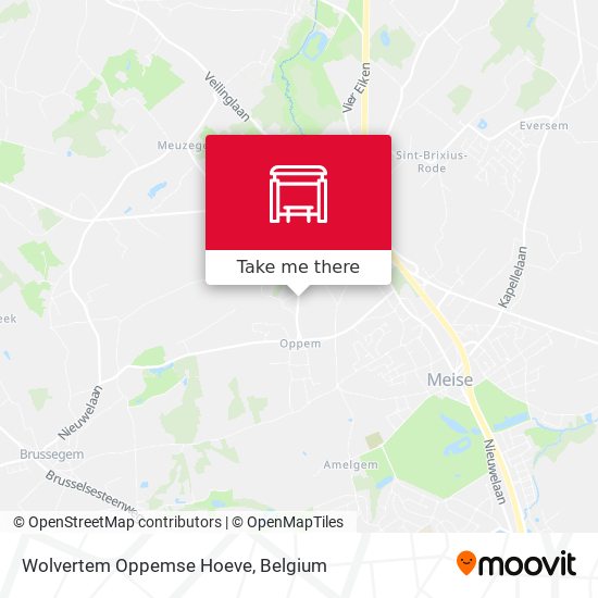 Wolvertem Oppemse Hoeve map