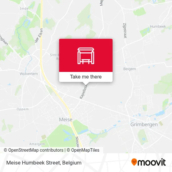Meise Humbeek Street map