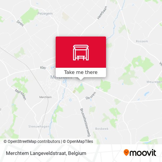 Merchtem Langeveldstraat map