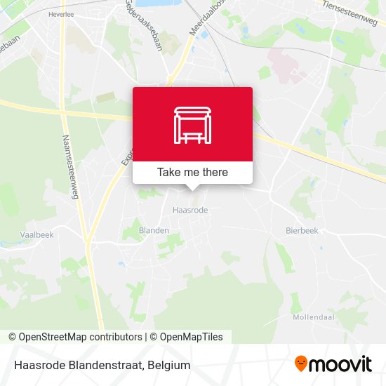 Haasrode Blandenstraat plan