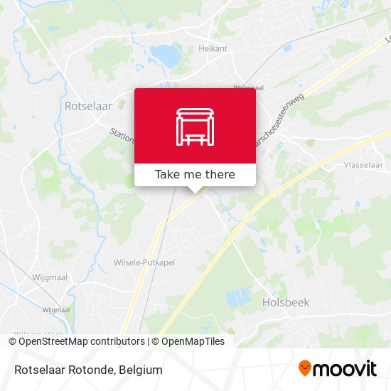 Rotselaar Rotonde plan