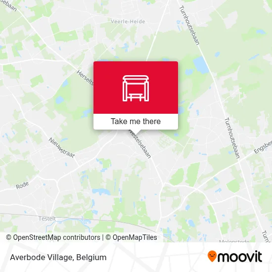 Averbode Village map