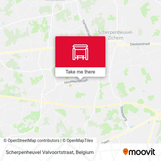 Scherpenheuvel Valvoortstraat plan