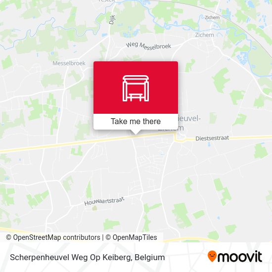 Scherpenheuvel Weg Op Keiberg plan