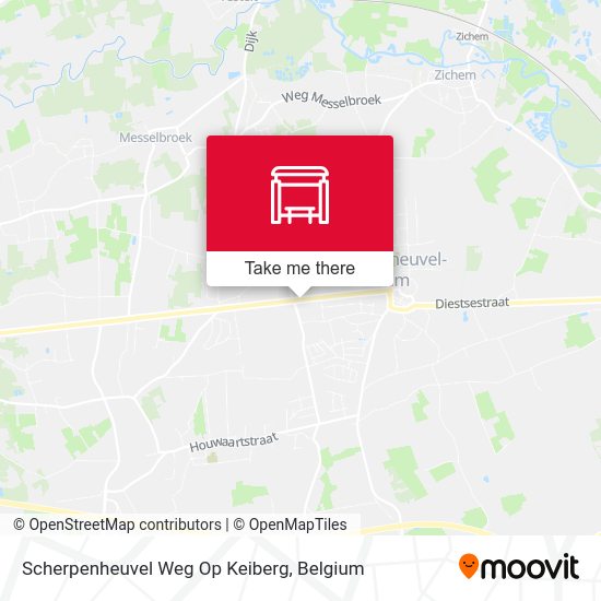 Scherpenheuvel Weg Op Keiberg map