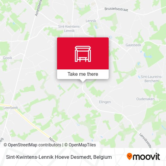 Sint-Kwintens-Lennik Hoeve Desmedt plan