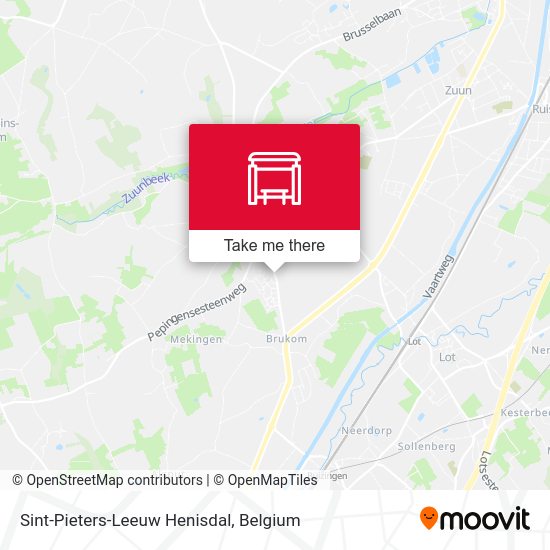 Sint-Pieters-Leeuw Henisdal plan