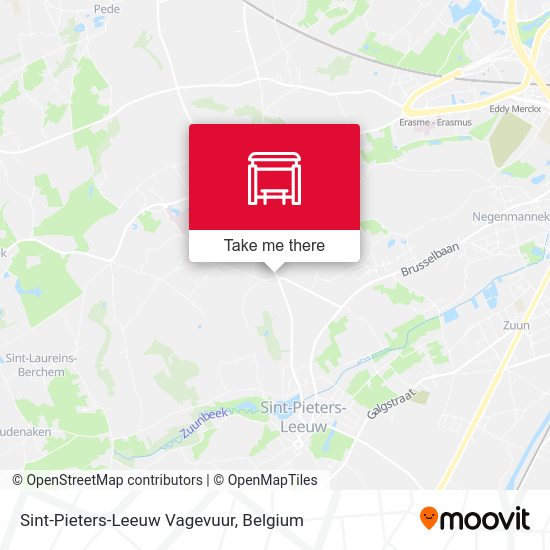 Sint-Pieters-Leeuw Vagevuur map