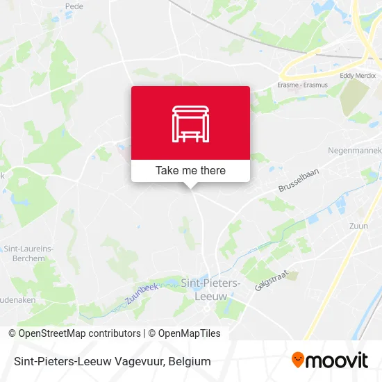 Sint-Pieters-Leeuw Vagevuur map