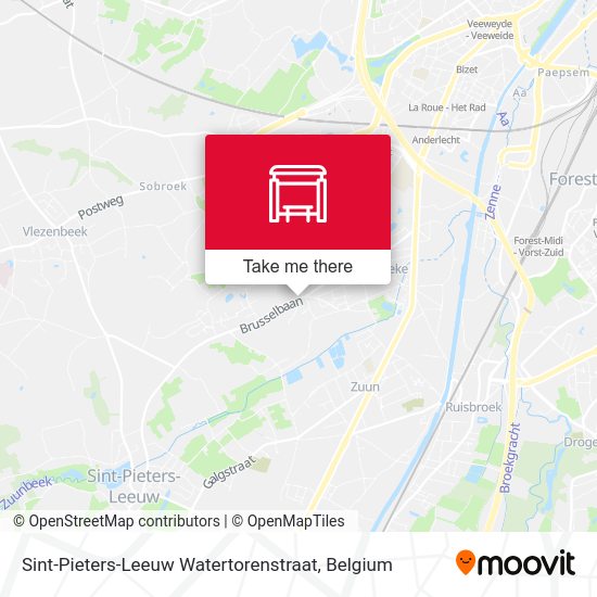 Sint-Pieters-Leeuw Watertorenstraat map